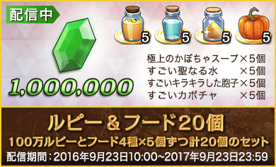 ルピー&フード20個
